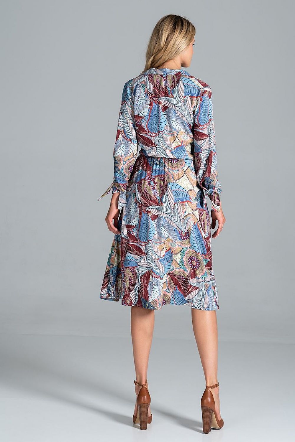 Sommerkleid Damen bunt Midi Freizeit