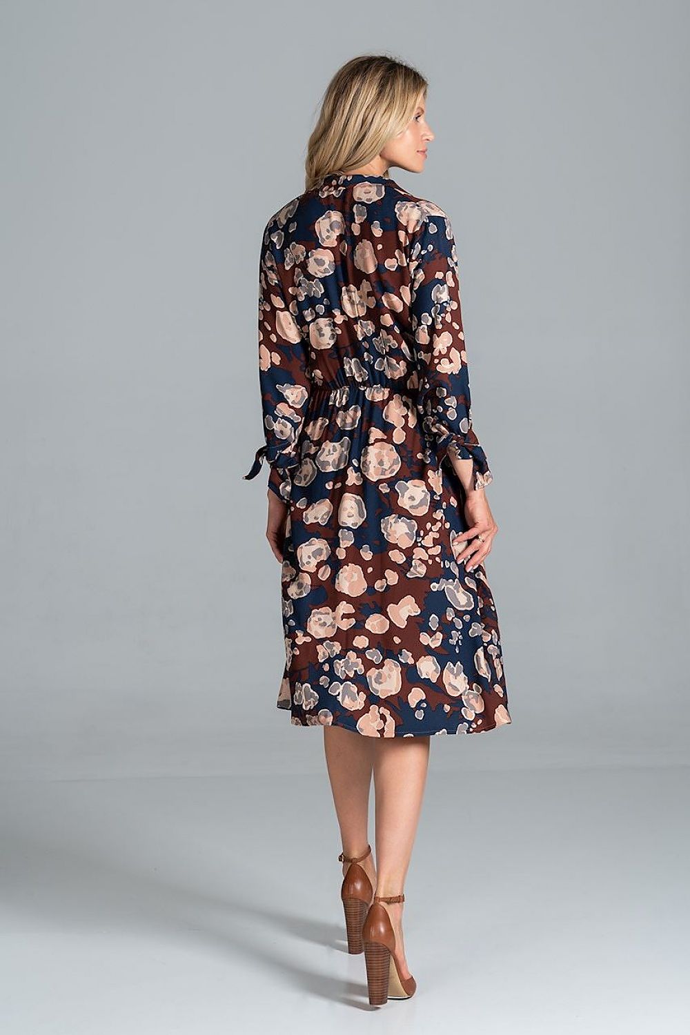 Sommerkleid Damen bunt Midi Freizeit