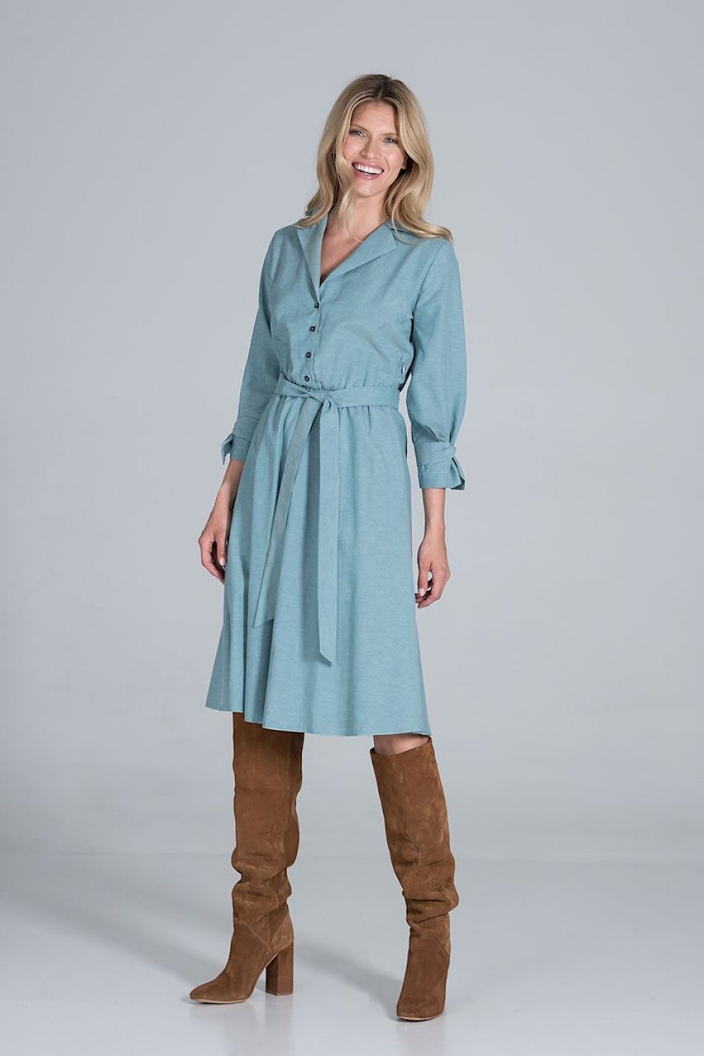 Sommerkleid Damen bunt Midi Freizeit