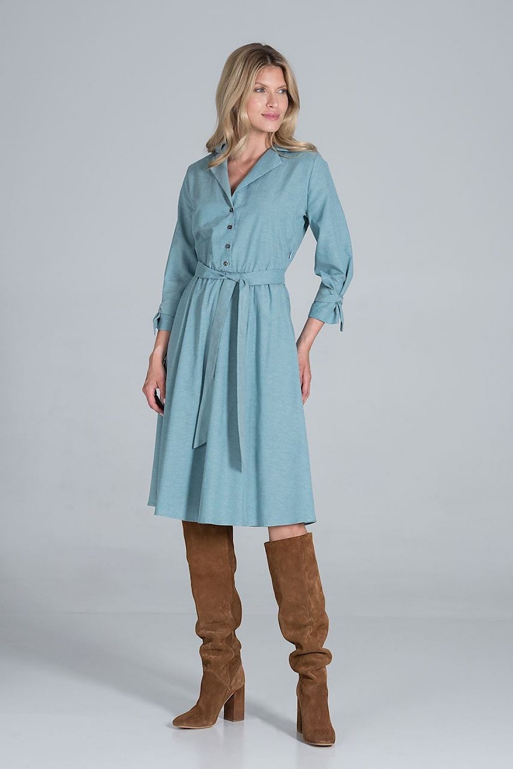 Sommerkleid Damen bunt Midi Freizeit