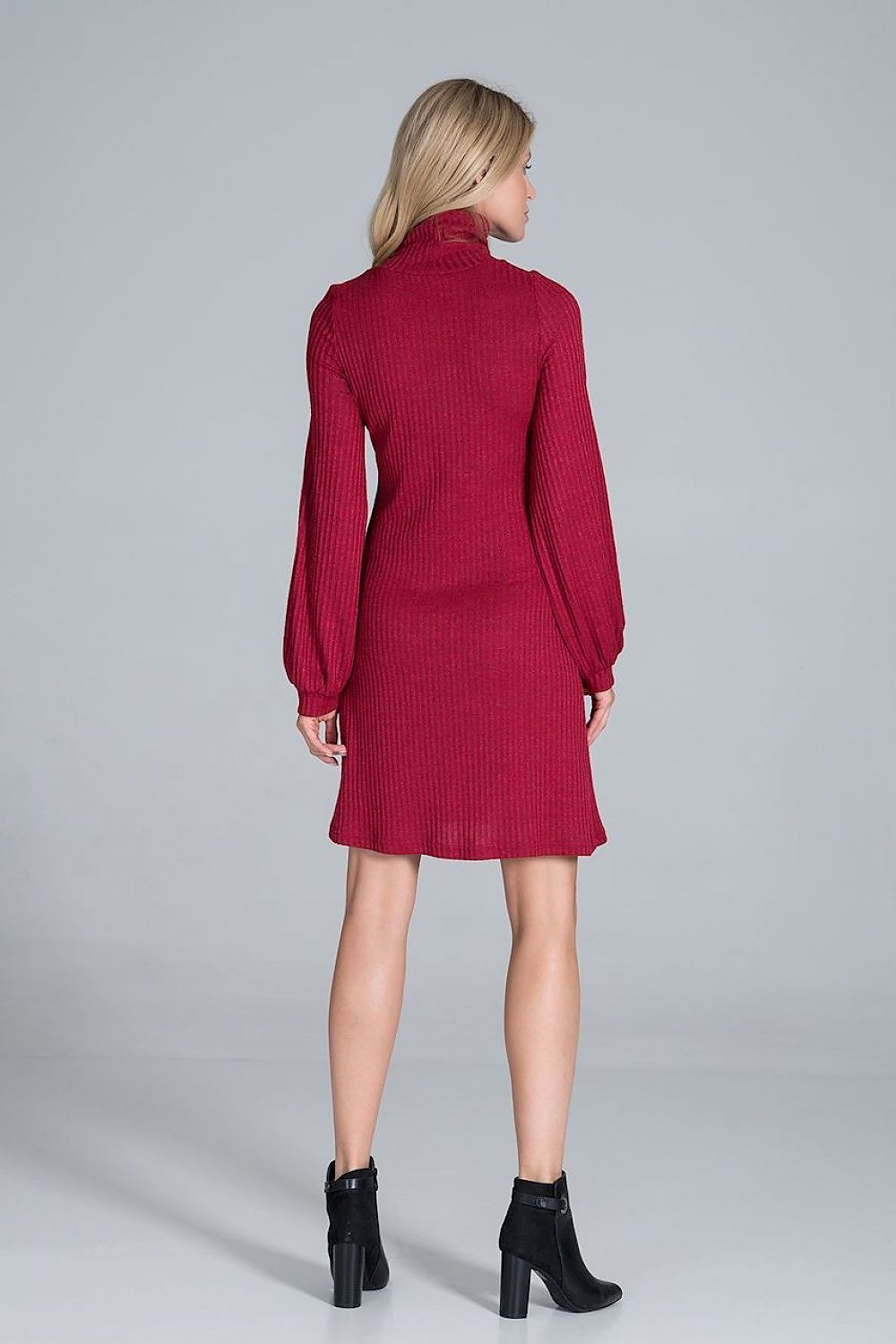 Midi Kleid Damen elegant Alltag farbenfroh