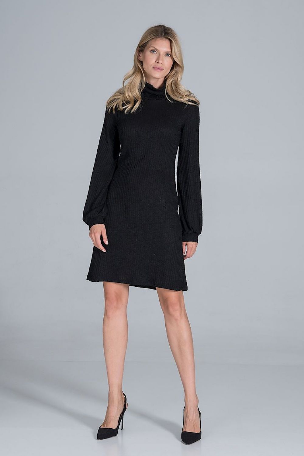 Midi Kleid Damen elegant Alltag farbenfroh