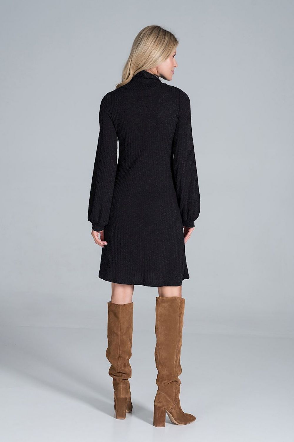 Midi Kleid Damen elegant Alltag farbenfroh