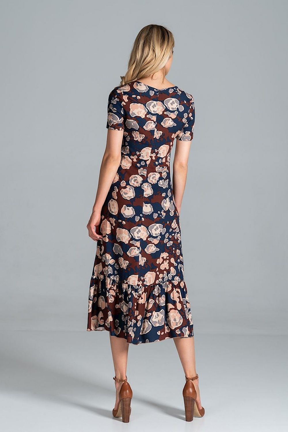 Sommerkleid Damen bunt Midi lässig