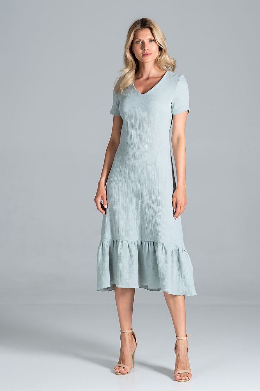 Sommerkleid Damen bunt Midi lässig