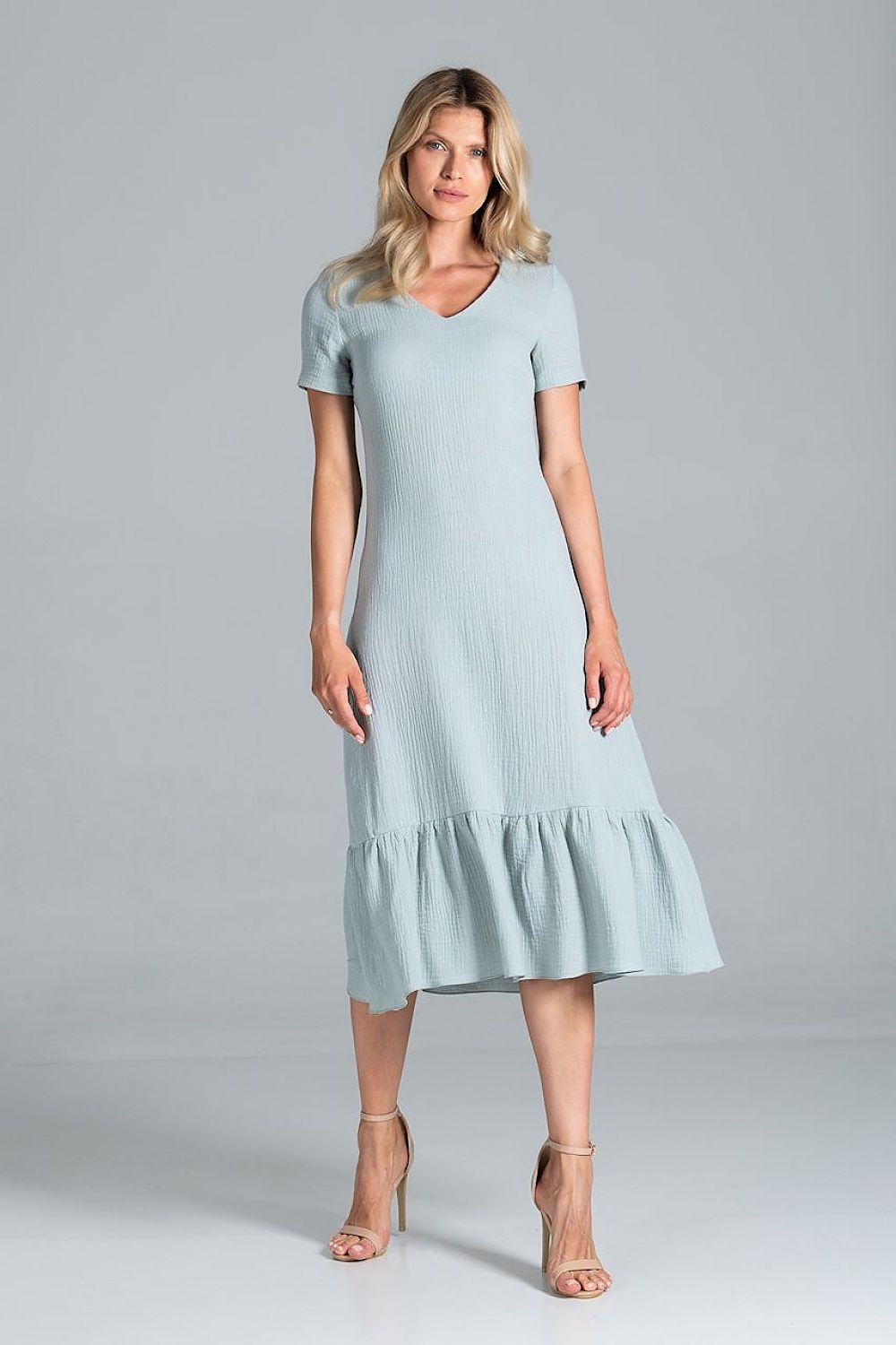 Sommerkleid Damen bunt Midi lässig