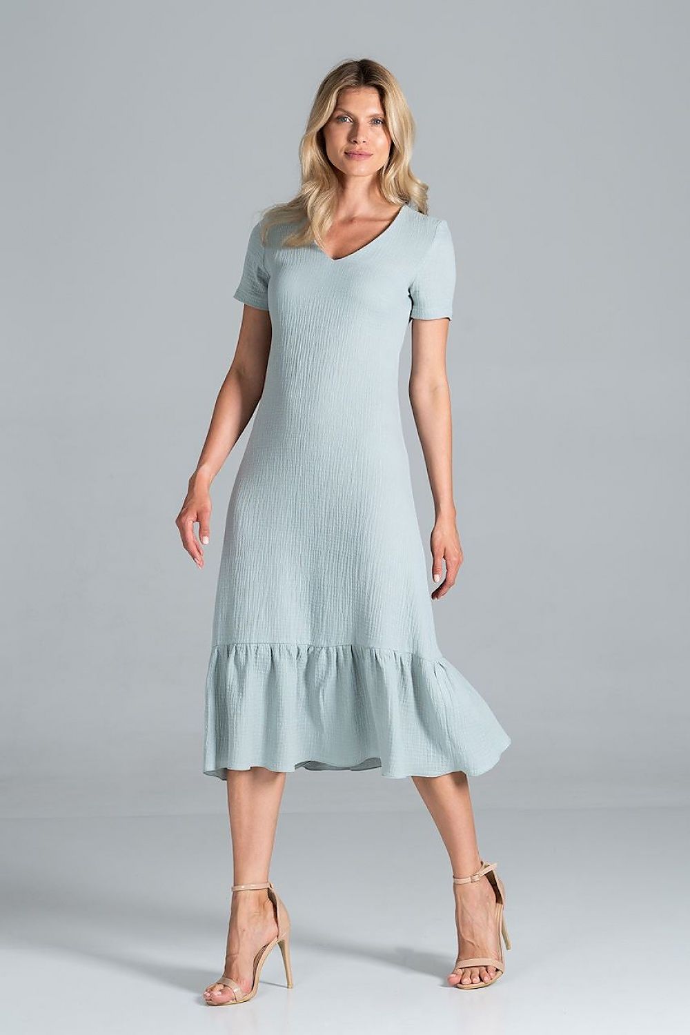 Sommerkleid Damen bunt Midi lässig