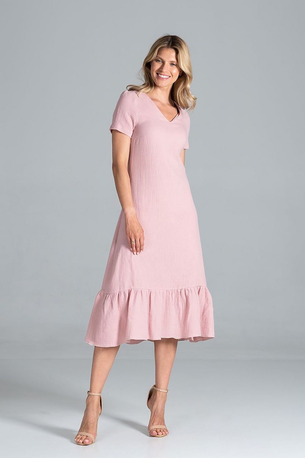 Sommerkleid Damen bunt Midi lässig