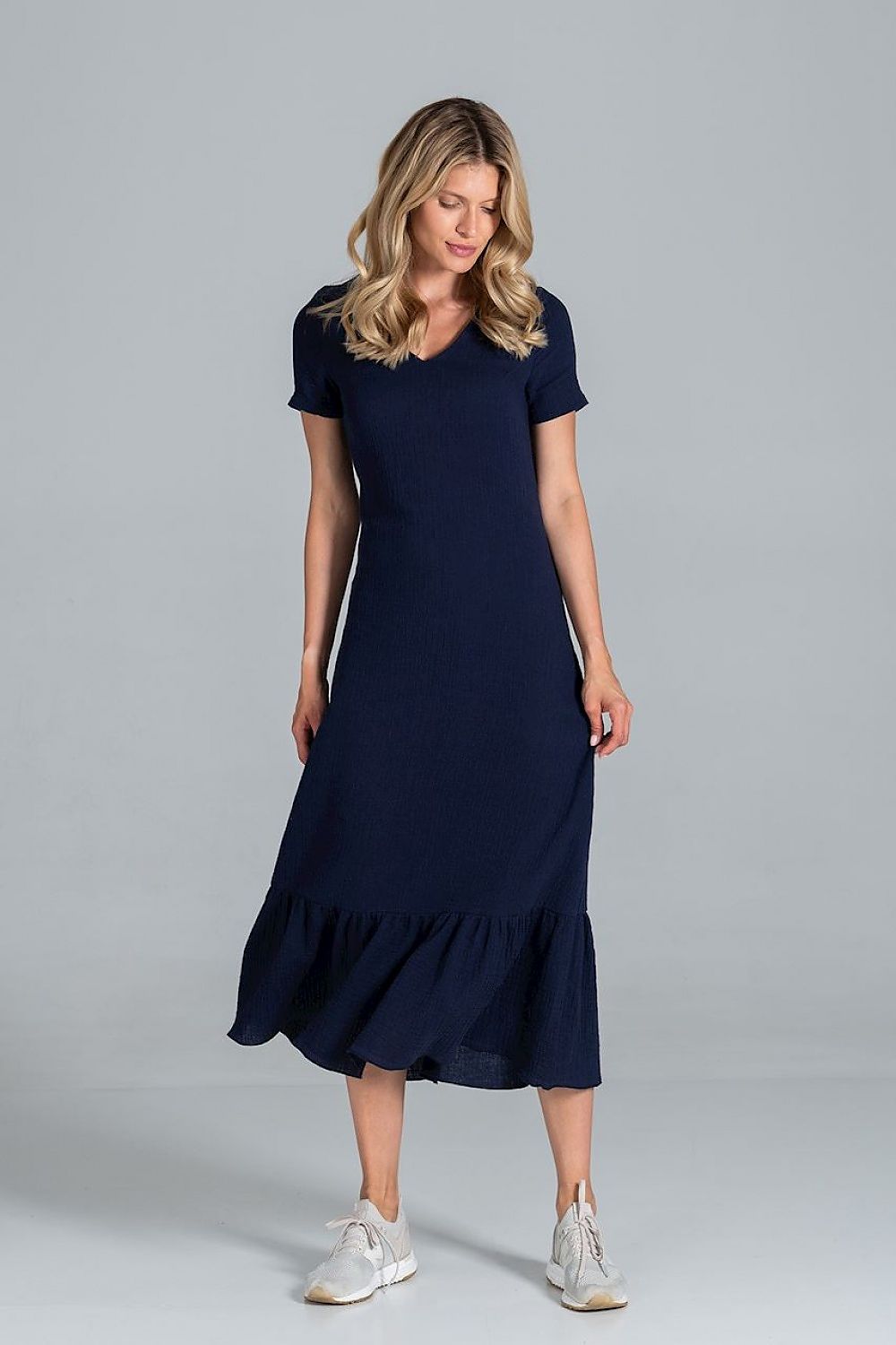 Sommerkleid Damen bunt Midi lässig
