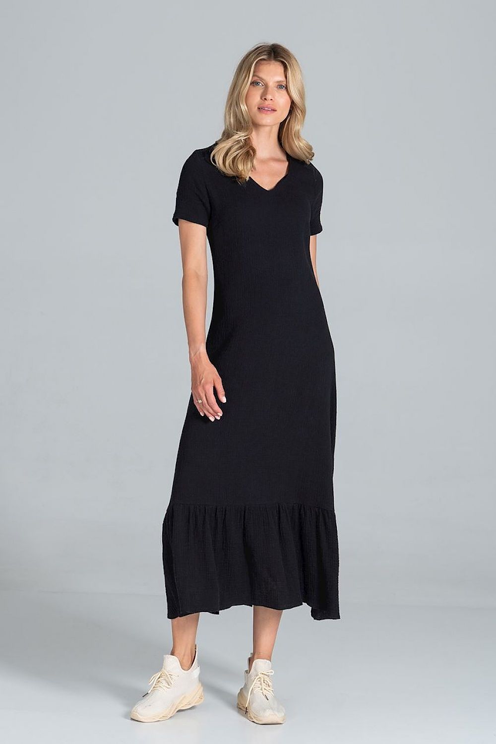 Sommerkleid Damen bunt Midi lässig