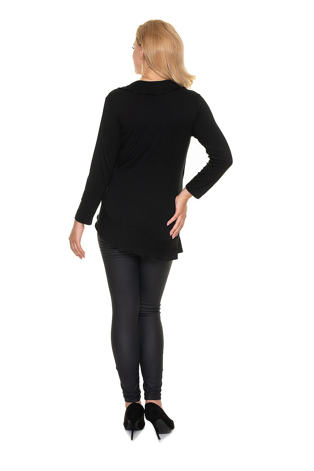 Schwangerschaftsbluse Rüschen Bindung feminin