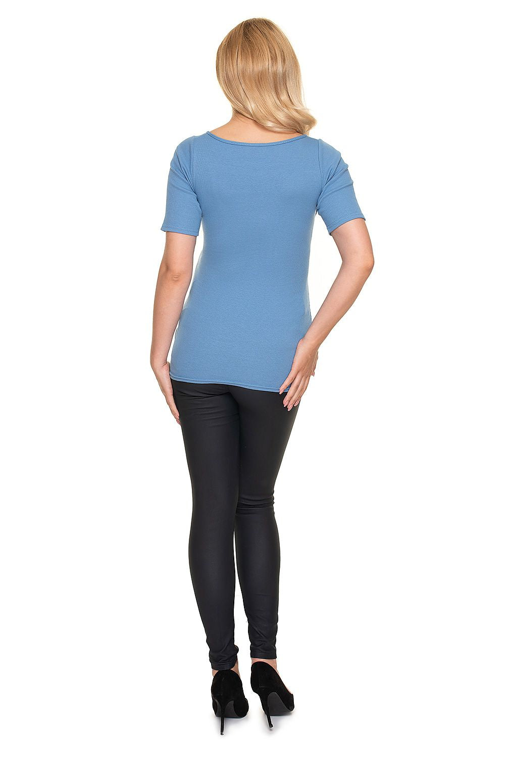 Schwangerschaftsbluse Still-Bluse Falten Viskose elegant