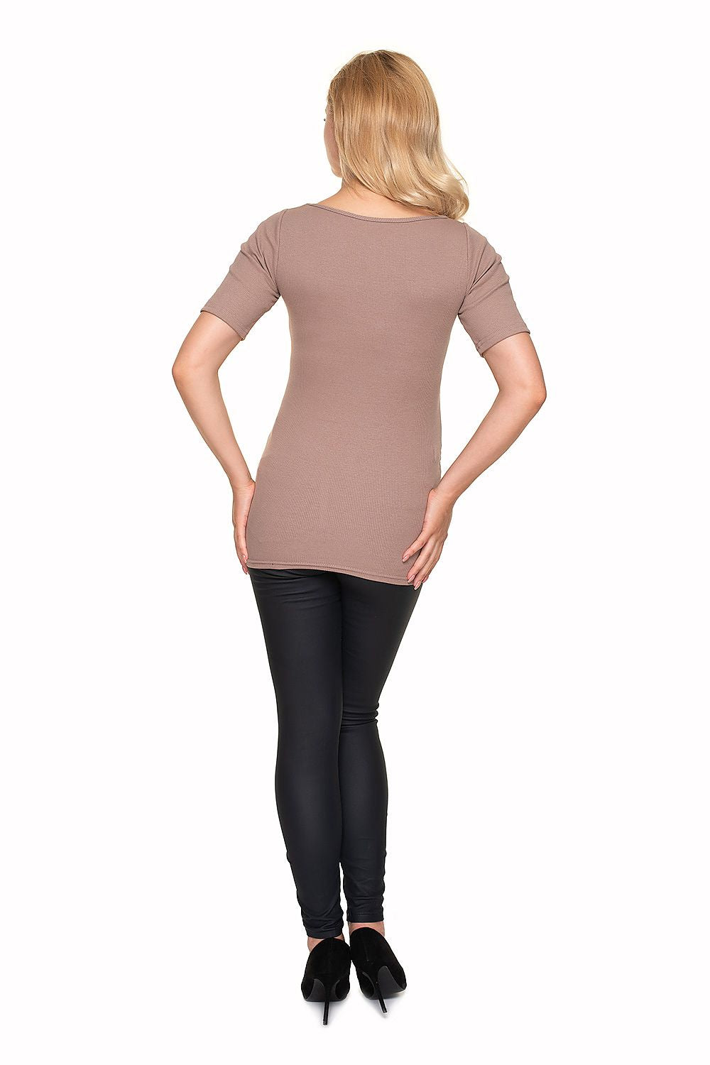 Schwangerschaftsbluse Still-Bluse Falten Viskose elegant