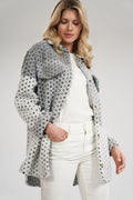 Übergangsjacke Damen grau tailliert elegant