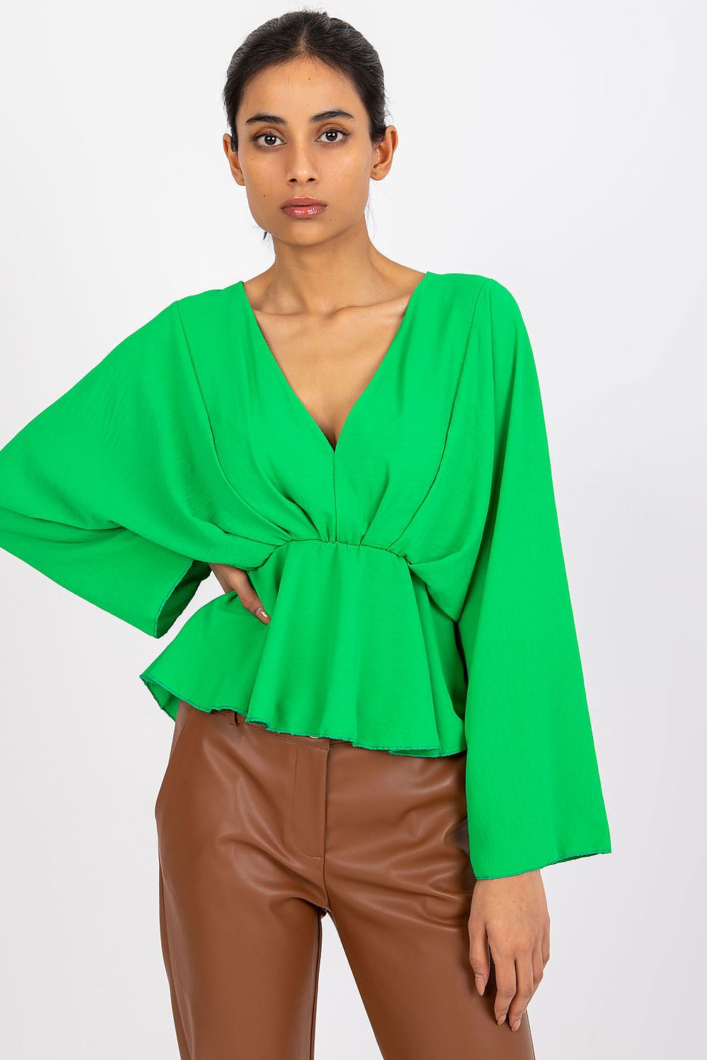 Bluse Damen weite Ärmel locker Oversize Sommer
