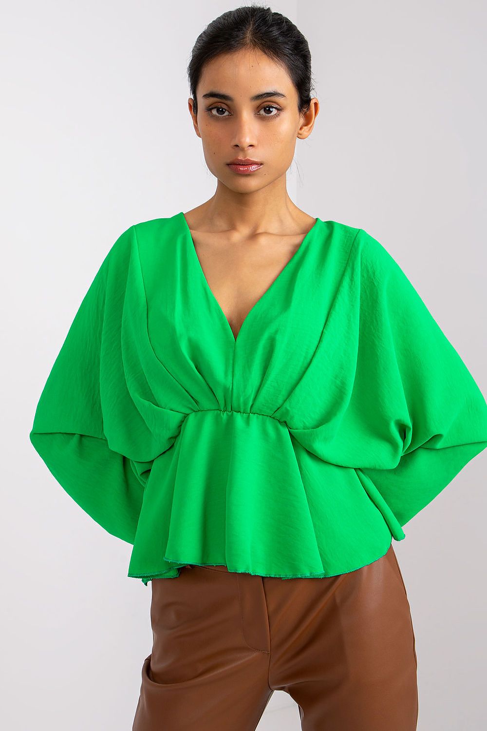 Bluse Damen weite Ärmel locker Oversize Sommer