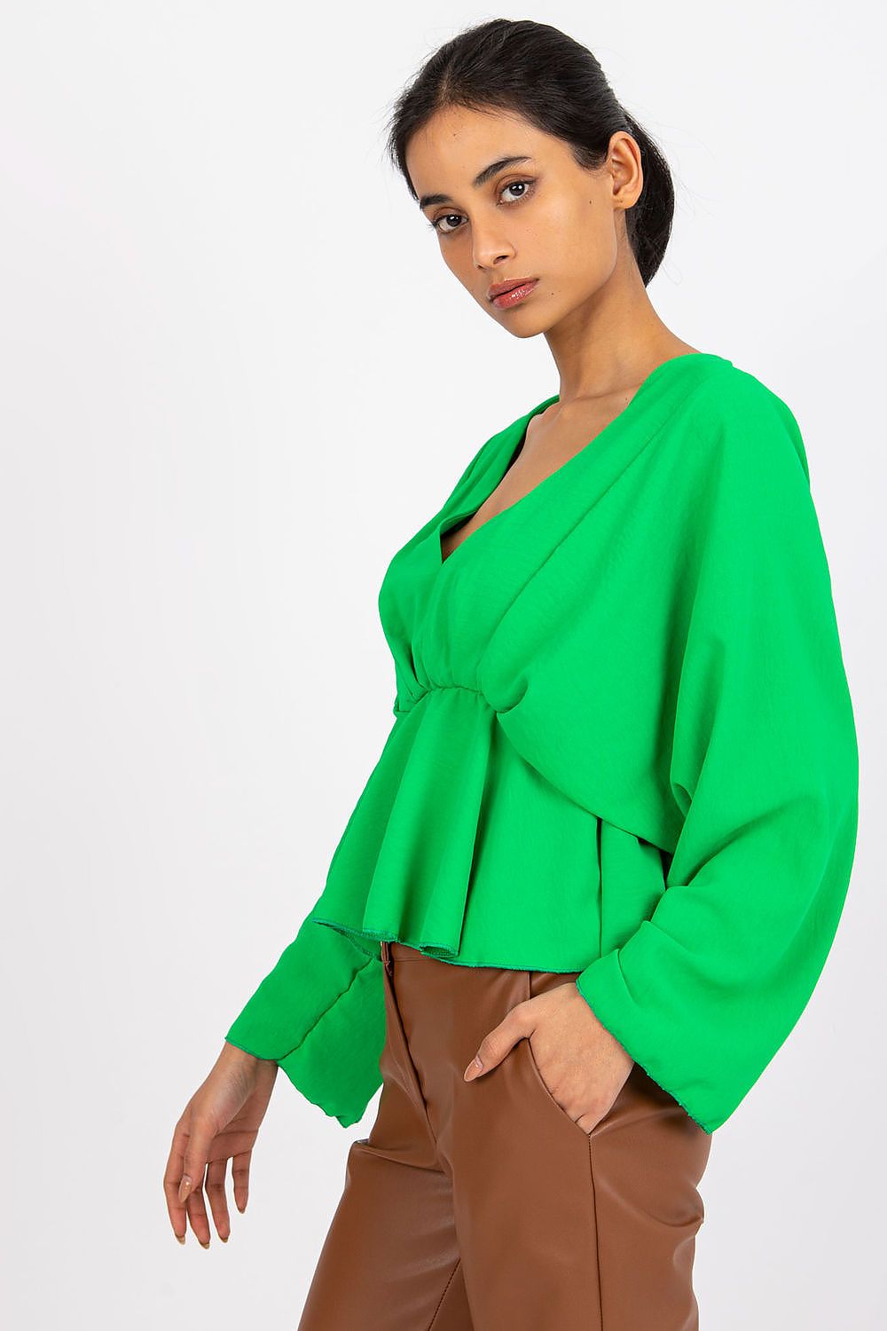 Bluse Damen weite Ärmel locker Oversize Sommer