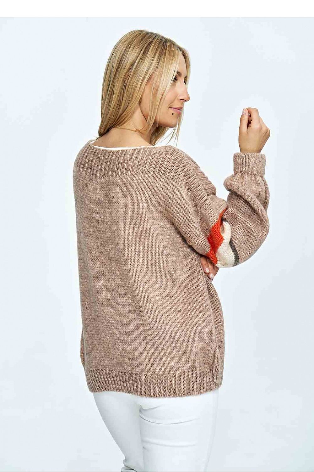 Pullover Damen braun weich warm Herbst