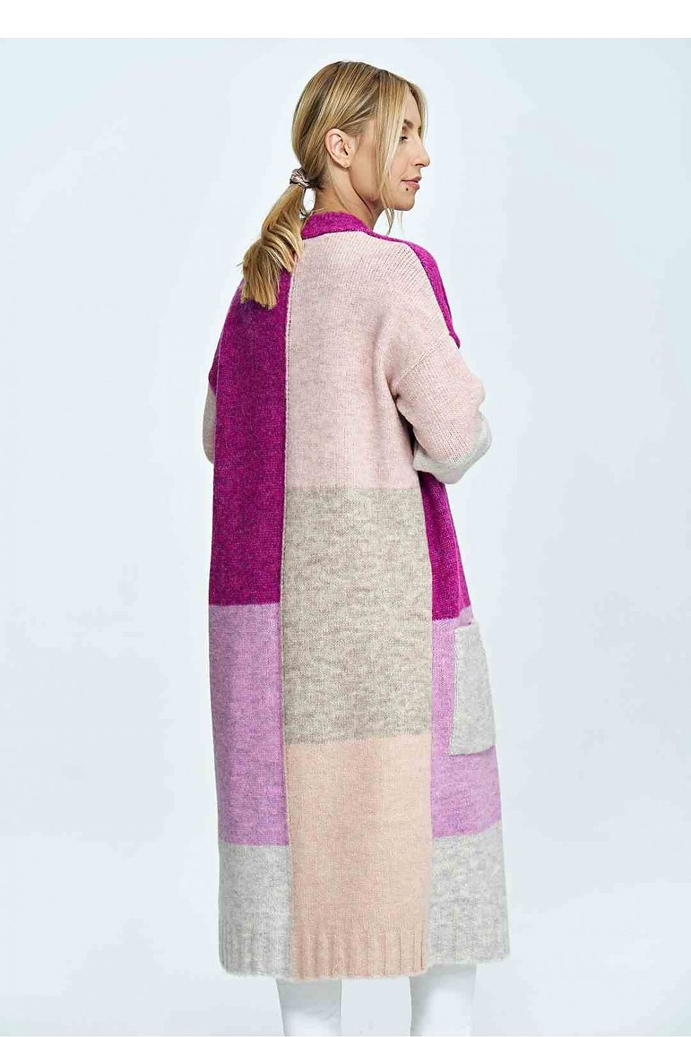 Cardigan Damen bunt offen Strick Herbst