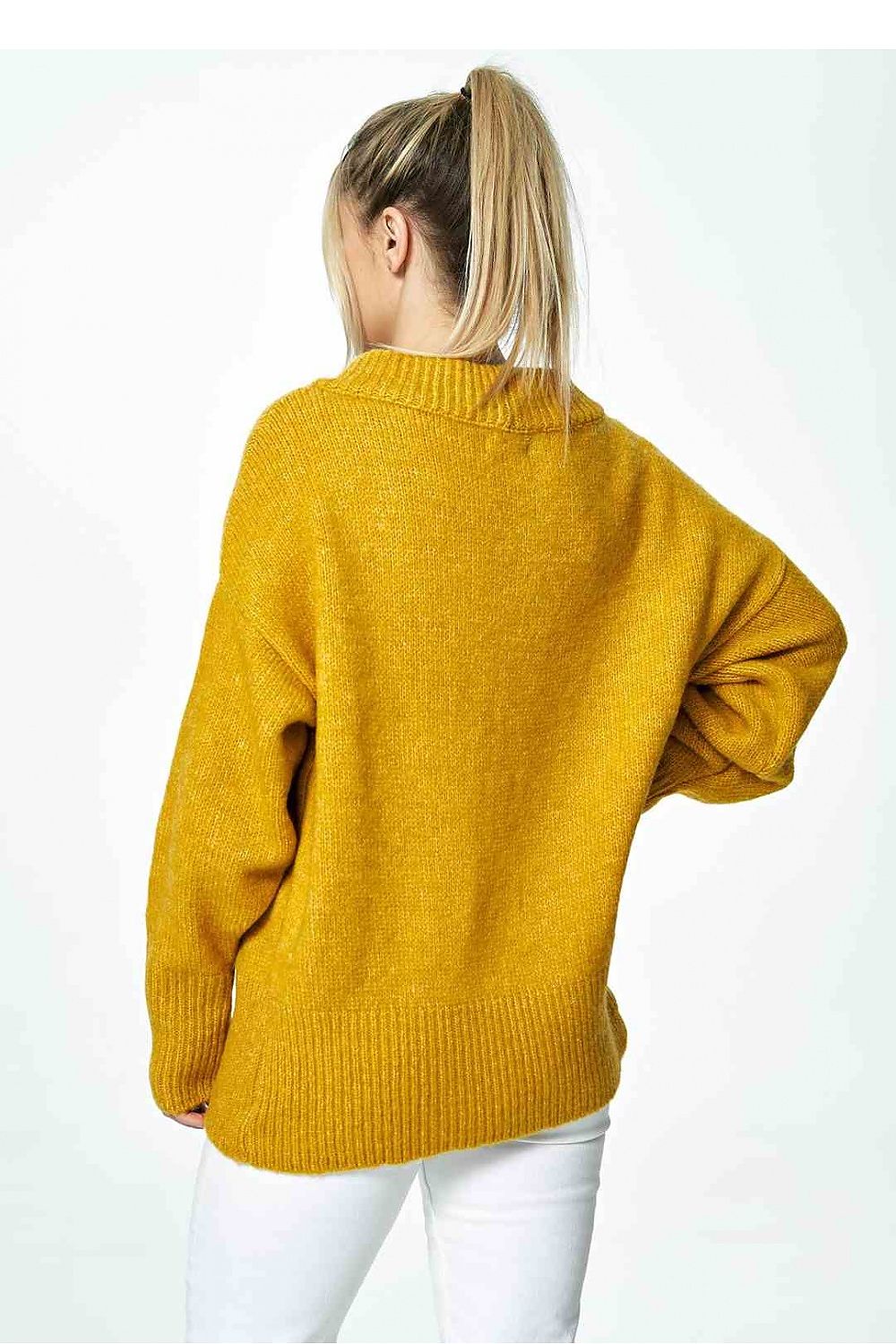 Pullover Damen gelb grün weich Universalgröße