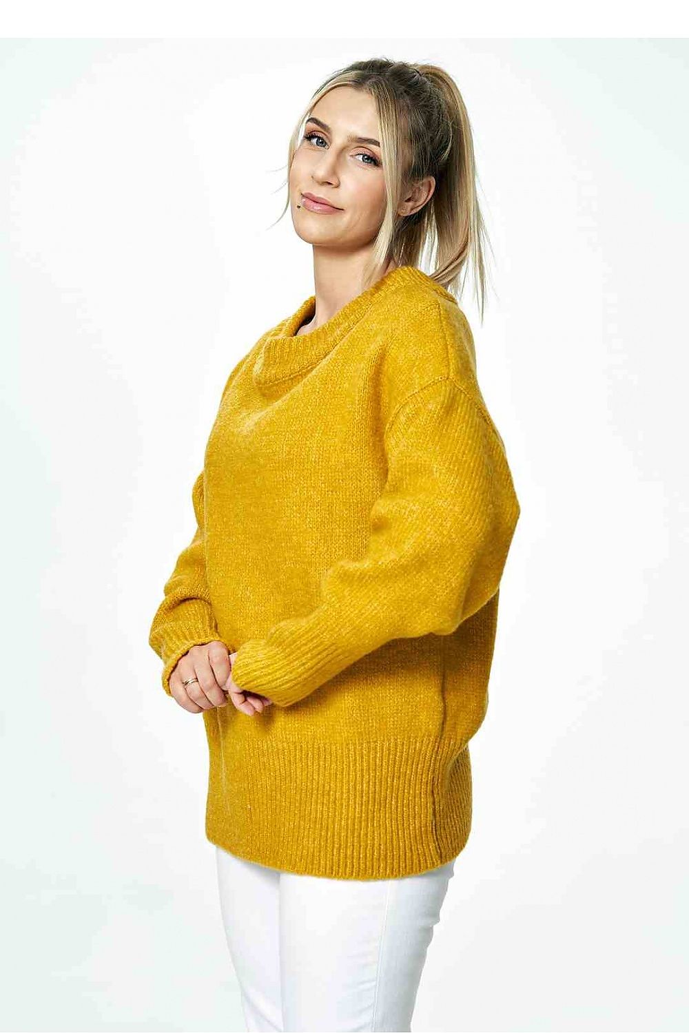 Pullover Damen gelb grün weich Universalgröße