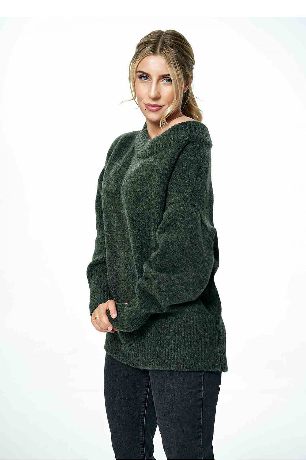 Pullover Damen gelb grün weich Universalgröße