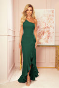 Abendkleid Damen One-Shoulder Maxi Elegant