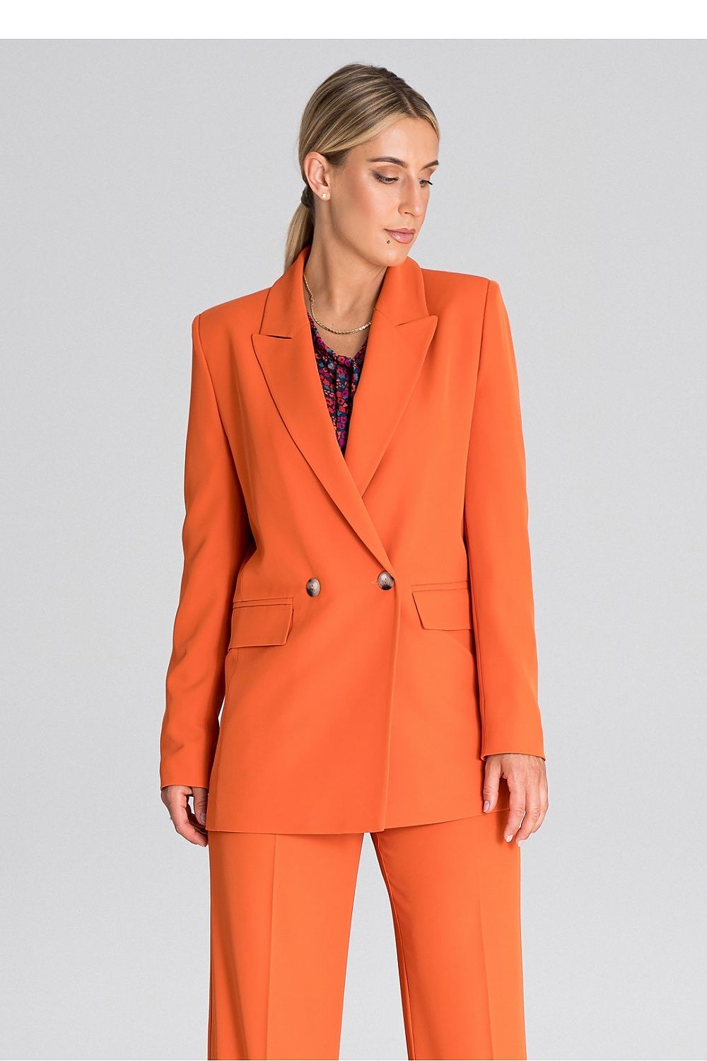 Blazer Damen grün orange elegant Business