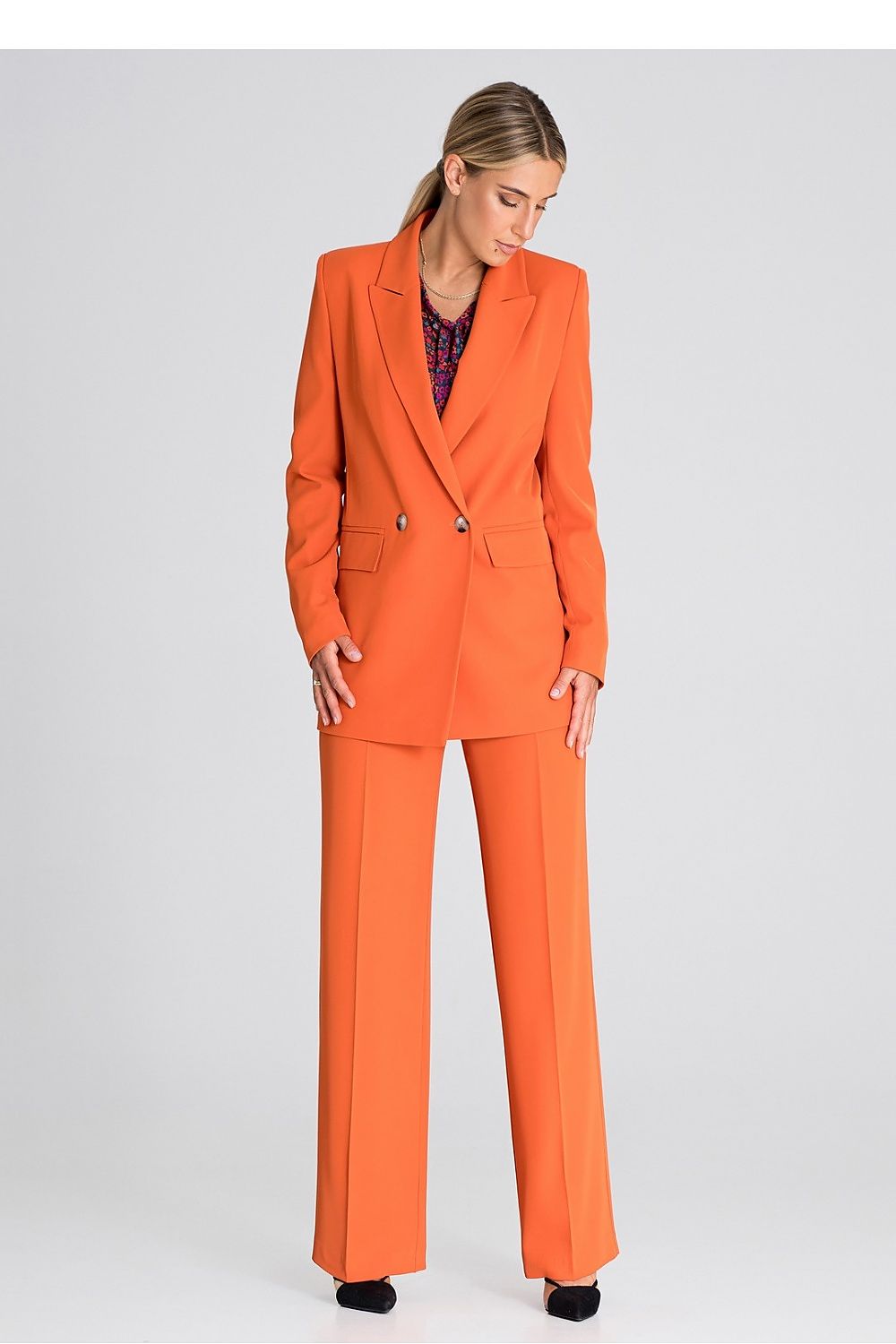 Blazer Damen grün orange elegant Business